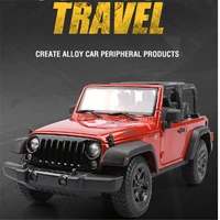 118 scale diecast alloy simulation model wrangler vehicle toy off road cross the forest car collection for children and adu