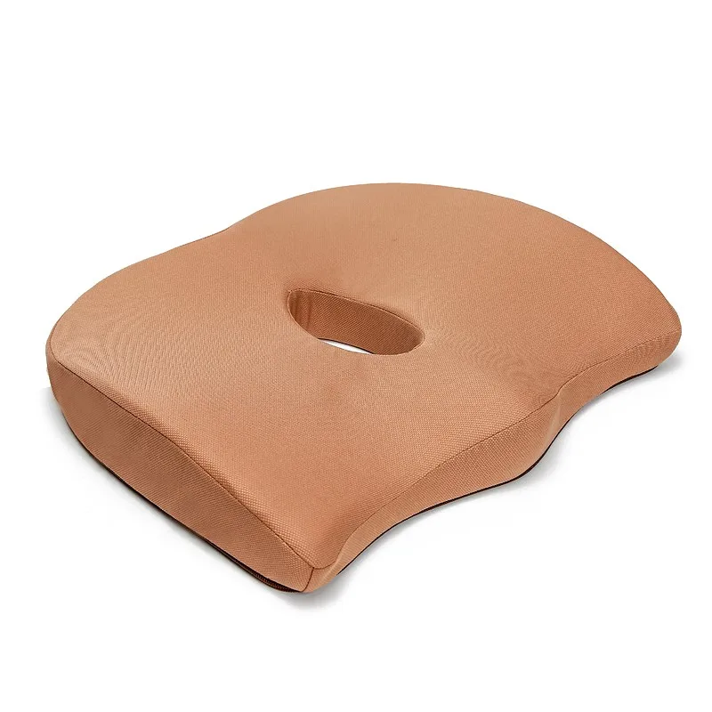 Brown Car Cushion Summer Skid-proof Air Cushion Office Seat Increase Cushion - Название цвета: Brown