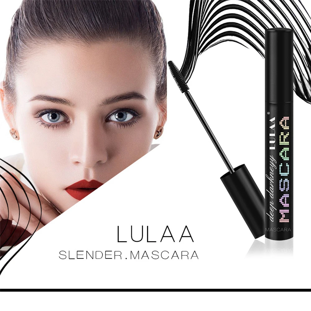 Силиконовая головка 4D шелковое волокно Тушь для ресниц водоСТОЙКАЯ 3d тушь