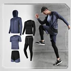 5 шт.комплект, мужской спортивный костюм