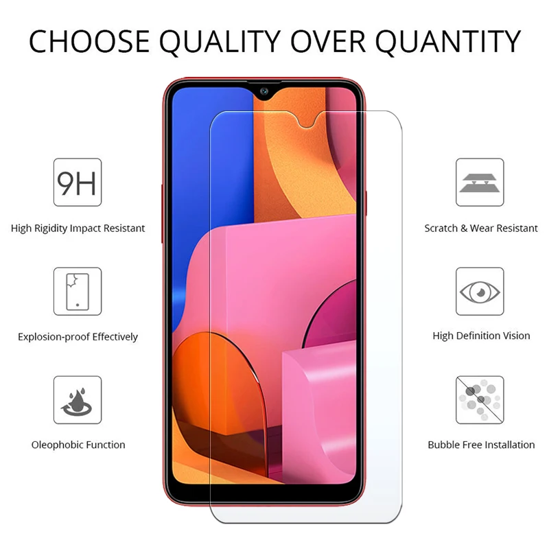 

3pcs sam a20s protective glass on for Samsung Galaxy a 20s a20 s s20 glas on galaxy a20s Screen Protector armored Tempered Glas