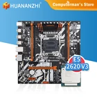 Материнская плата HUANANZHI X99 ZD4 с процессором Intel XEON E5 2620 V3, поддержка 4 * DDR4 RECC NON-ECC, память M.2 NVME USB3.0 M ATX