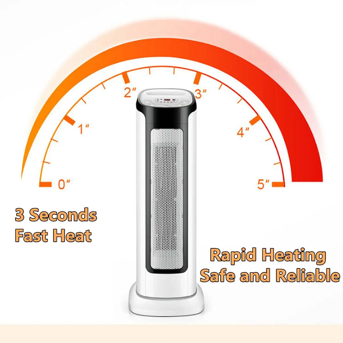 

2000W Electric Heater Fan 3S Fast Heating Warm Air Fan Home Office Wall Air Heater Bathroom Radiator Warmer Fan In RU Stock