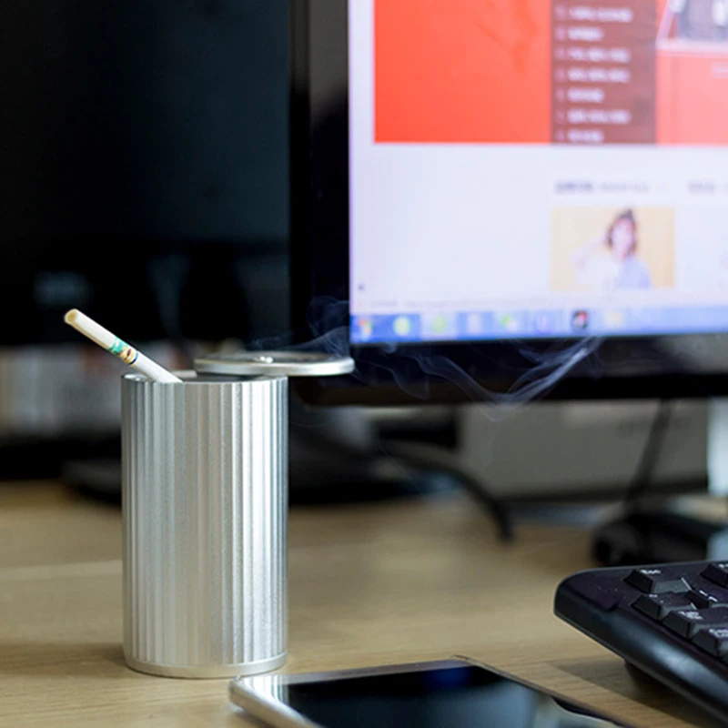 Металлическая Автомобильная Пепельница портативные аксессуары пепельный