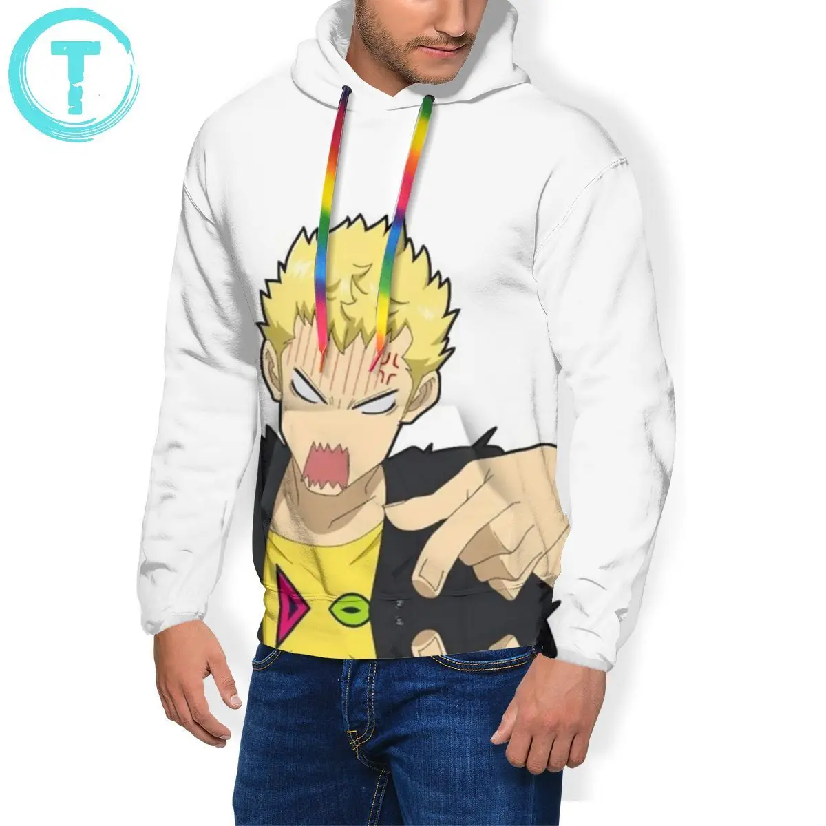 Толстовка Persona 5 с капюшоном RYUJI толстовки XXL пуловер из полиэстера толстовка