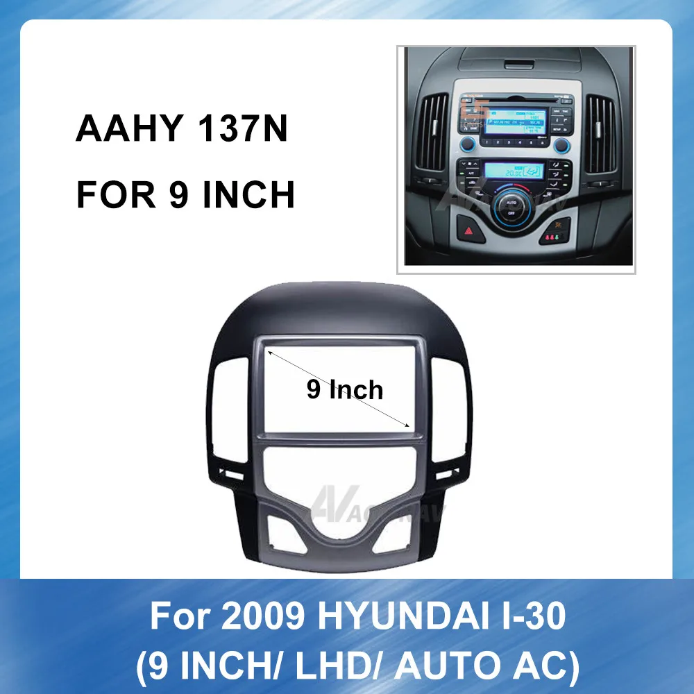 

Car Audio Frame Car Radio Fascia gps navigation fascia panel is suitable for HYUNDAI I-30 2009 panel dash Installation Mount