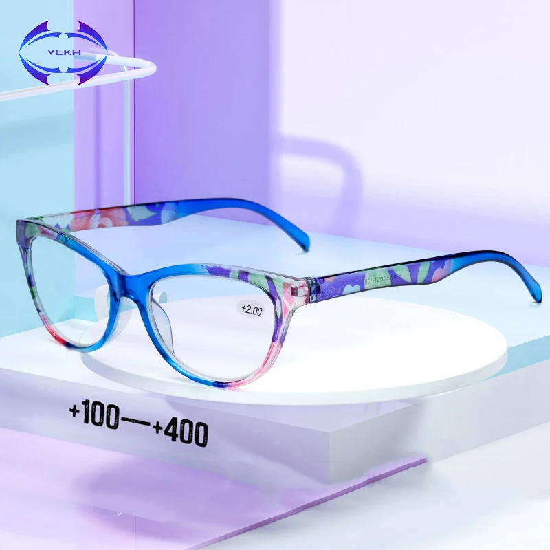 VCKA солнцезащитные очки &quotкошачий глаз&quot женские для чтения без оправы унисекс