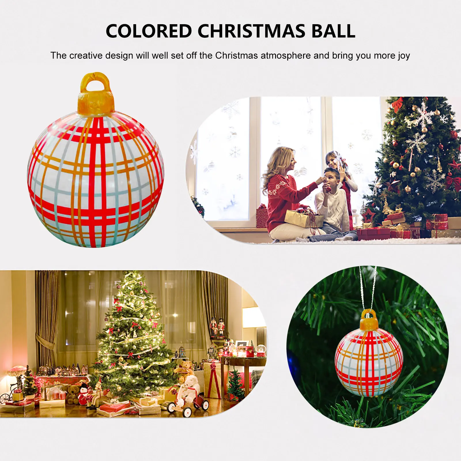 Рождественские шары 60 см рождественские украшения гигантский уличный