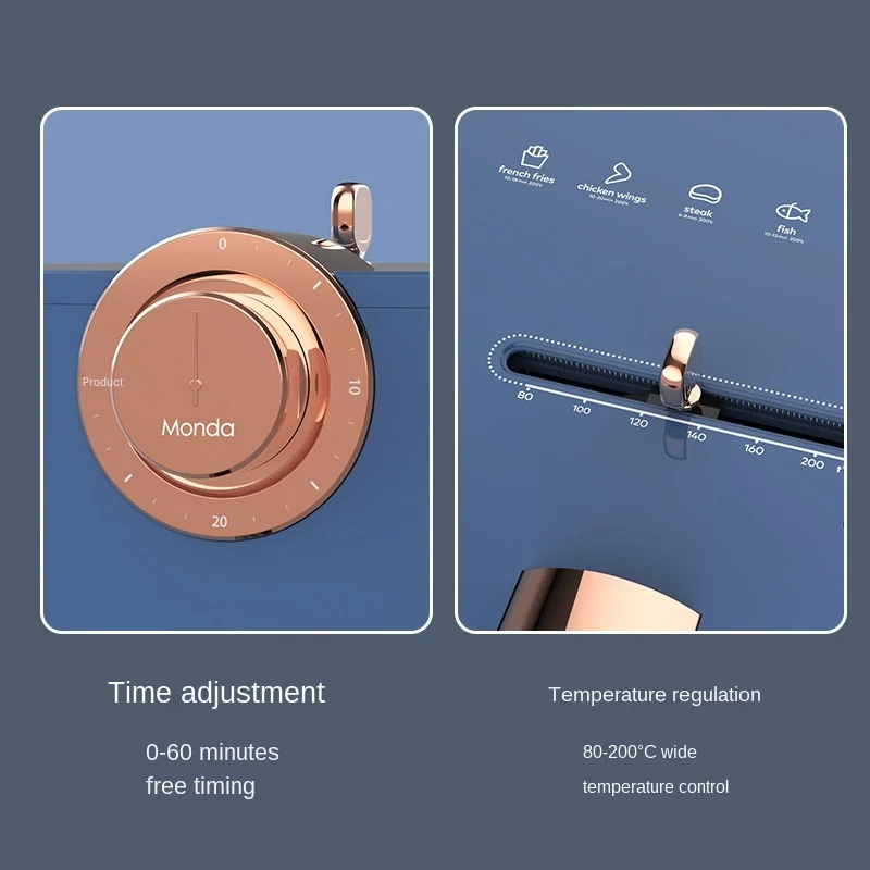 Бытовая фритюрница HA-Life электрическая духовка 4 5 л без мыла многофункциональная