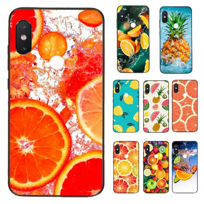 

Yinuoda Summer Fruit Watermelon Orange Phone Case Cover for Xiaomi Redmi 5 5Plus 6 6A 4X 7 7A 8 8A 9 Note 5 5A 6 7 8 8Pro 8T 9
