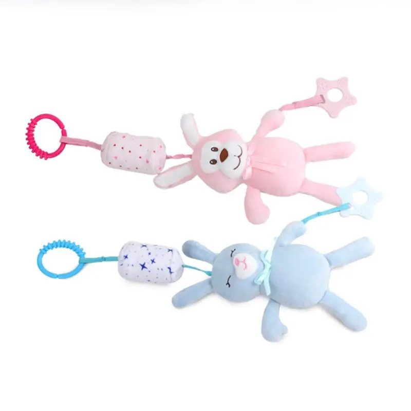

Baby Kids Rattle Toys Cartoon Animal Hand Bell Infant Teether Crib Pendant Gifts