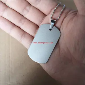 Image for sublimation blank dog tag necklaces pendants hot t 