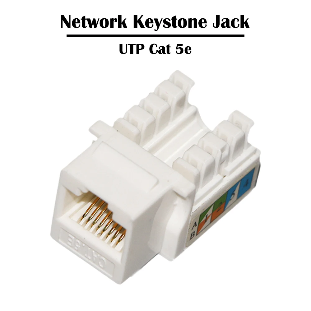 30 шт./лот UTP сети Keystone Jack Кот 3/ Cat 5e/ 6 Fluke тестер прошел RJ11 RJ45 Порты и разъёмы Ethernet