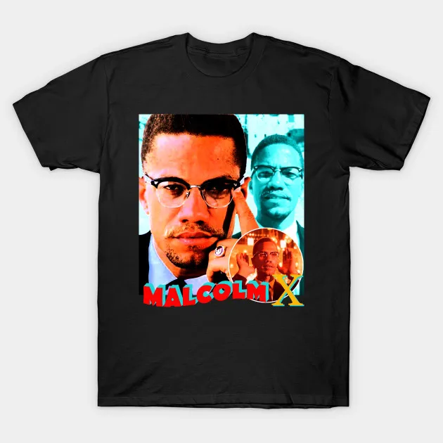 Мужская футболка malcolm X (2) Футболка женская | одежда