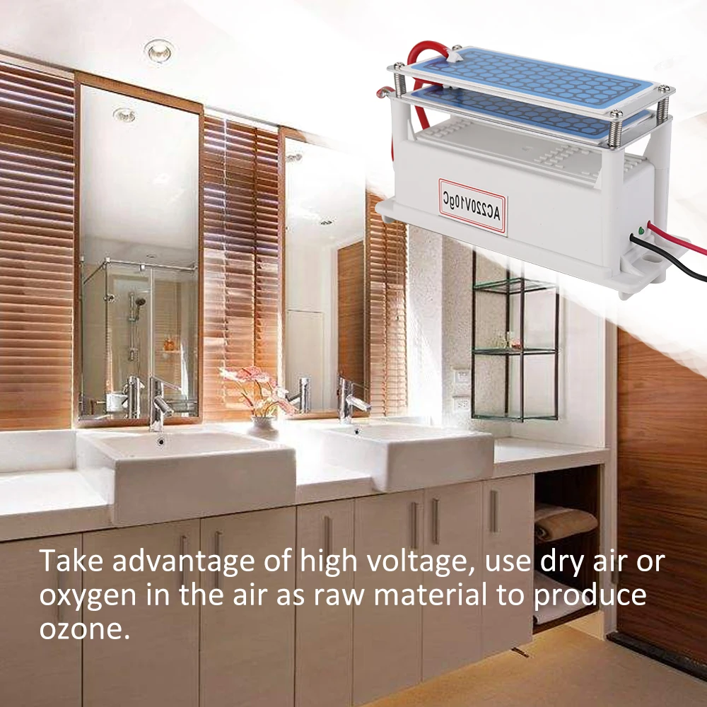 Ozonator Ozone Generator Water Purifier Portable 10g /h Ceramic Double Integrated Plate Ozonizer Air For Home Factory | Инструменты
