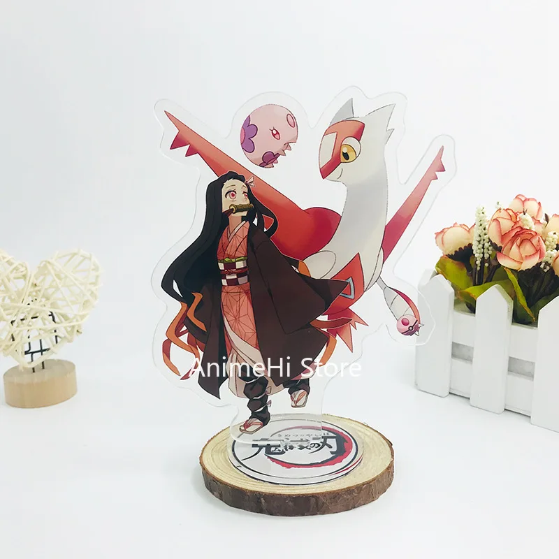 

Anime Kimetsu no Yaiba Cosplay Toys Kamado Tanjiro Rengoku Shinjuro Kanroji Mitsuri Acrylic Figures Model Dolls For Gift