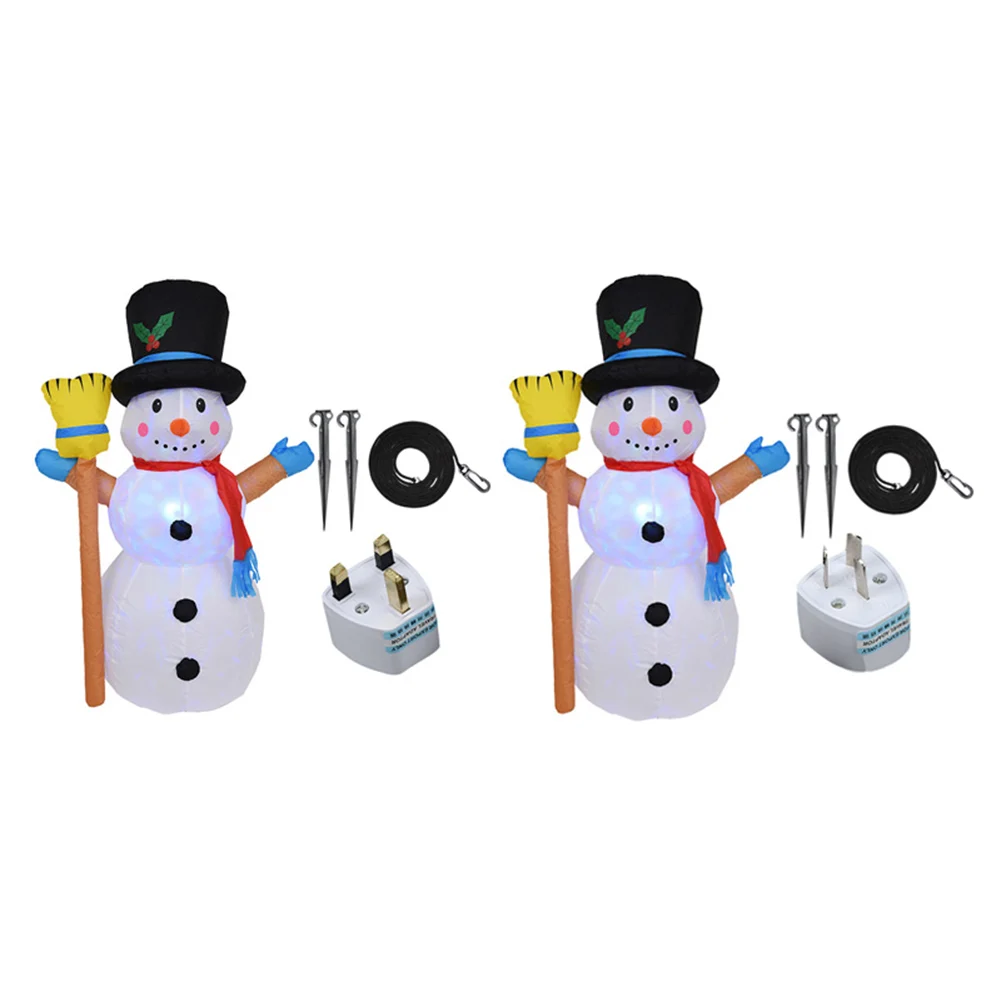 

Рождественский снеговик надувная модель рождественсветильник Рождественская кукла снеговик рождественские украшения для домашнего деко...