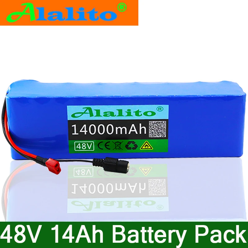 Высокая производительность 48v Батарея 14Ah 1000w 13S3P комплект литий-ионный батарей