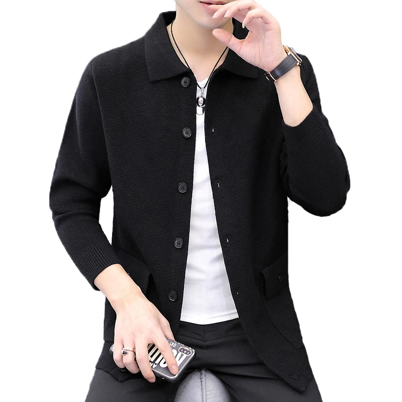 Кардиган пальто свитер Фука Осенняя с длинными рукавами модная городская