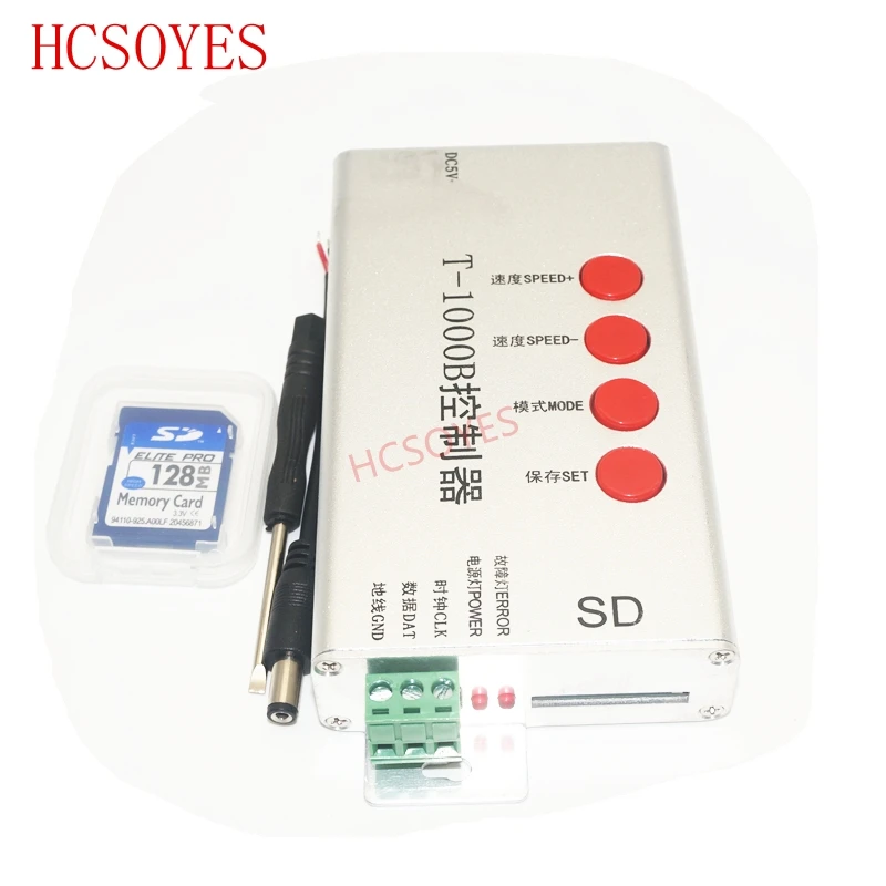 SD-карта T1000B WS2801 WS2811 WS2812B LPD6803 Светодиодная лента 8806 светодиодный