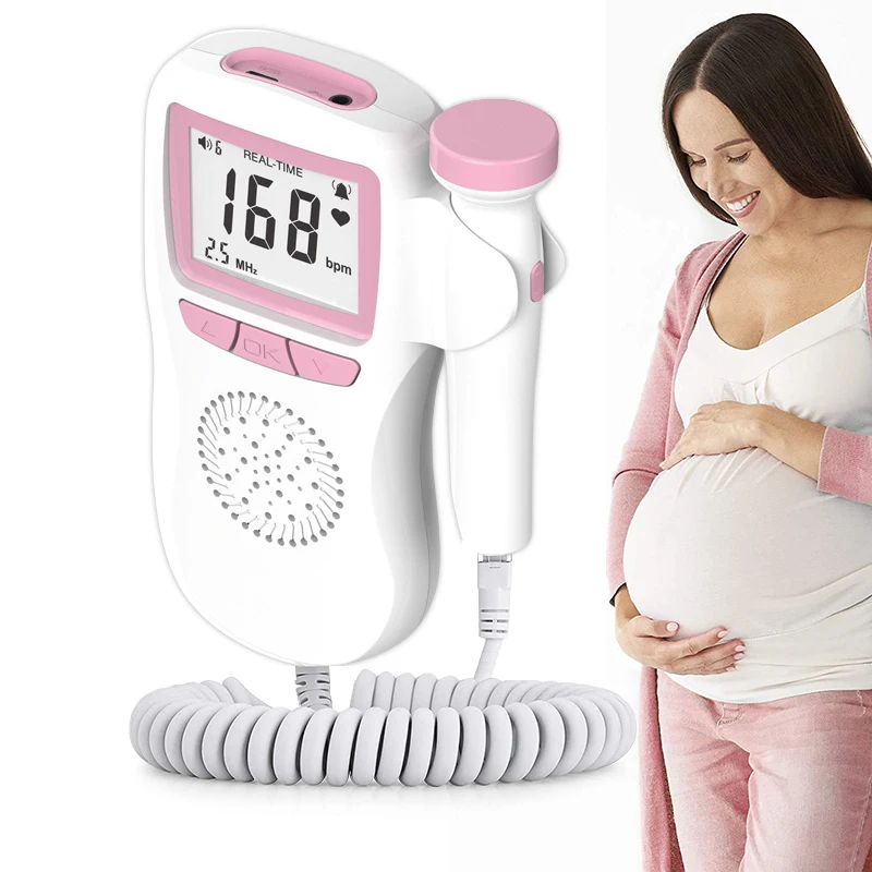 

3.0 Doppler Fetal Heartbeat Detector Baby Care Household Portable for Pregnant Fetal Pulse Meter No Radiation