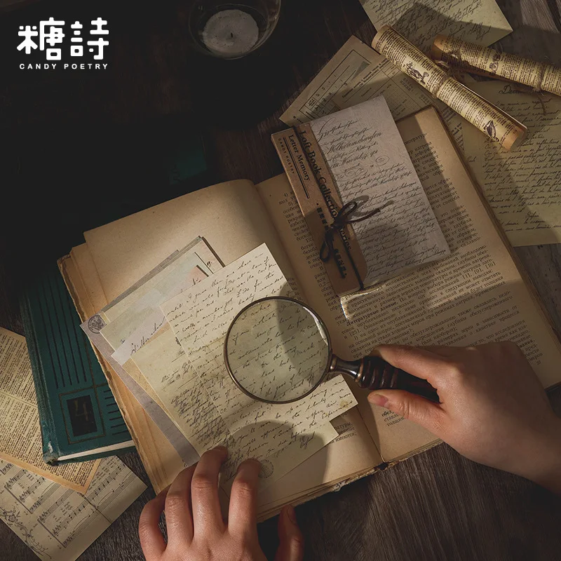 60 шт. Старые Новости Бумажные растения крафт бумага винтажный нежелательный