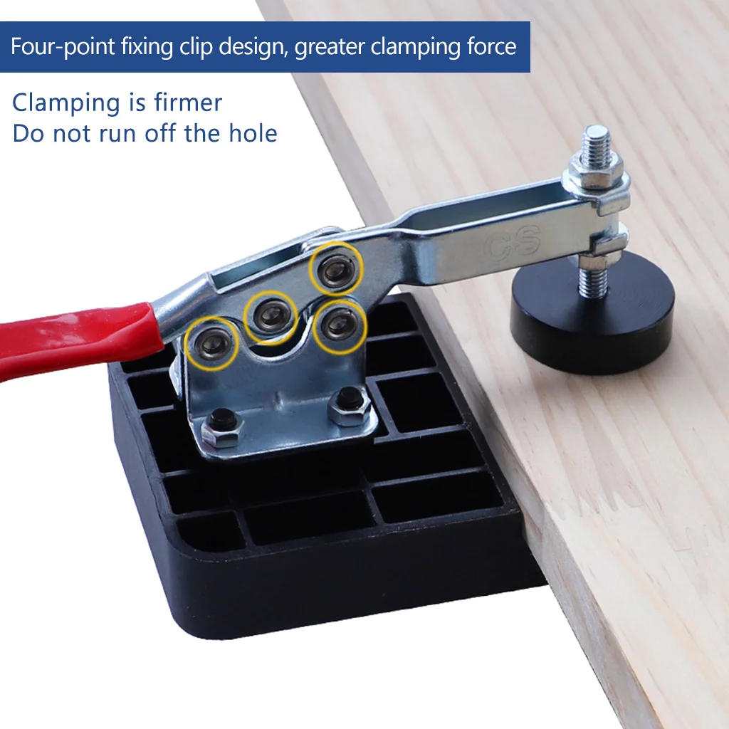 

Multifunctional 35mm Woodworking Hinge Hole Opener Boring Jig Drilling Guide Locator Fixture Template for Door Cabinets