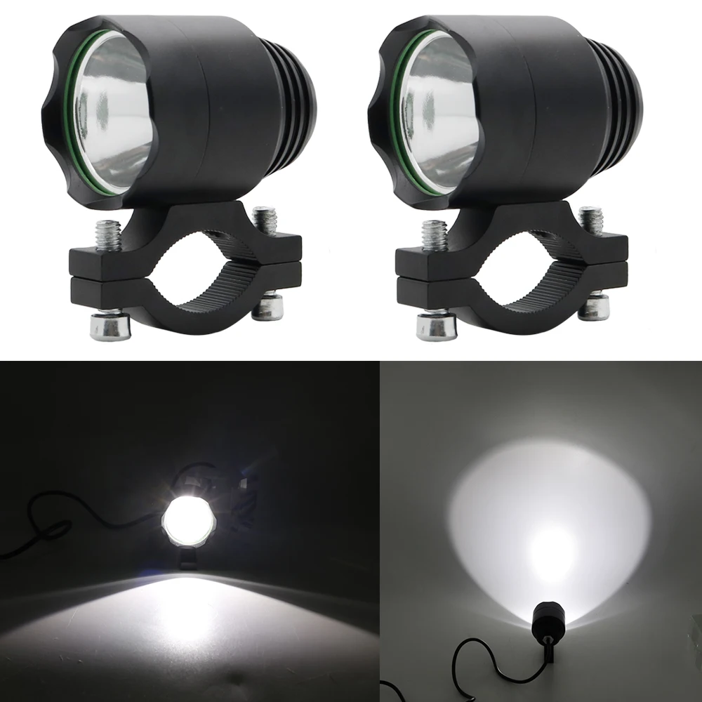B two piece Модернизированный дорожный велосипед XML T6 Led 10 Вт входной головной светильник, водонепроницаемый передний светильник для электровелосипеда, светильник-вспышка для электровелосипеда - Цвет: B two piece