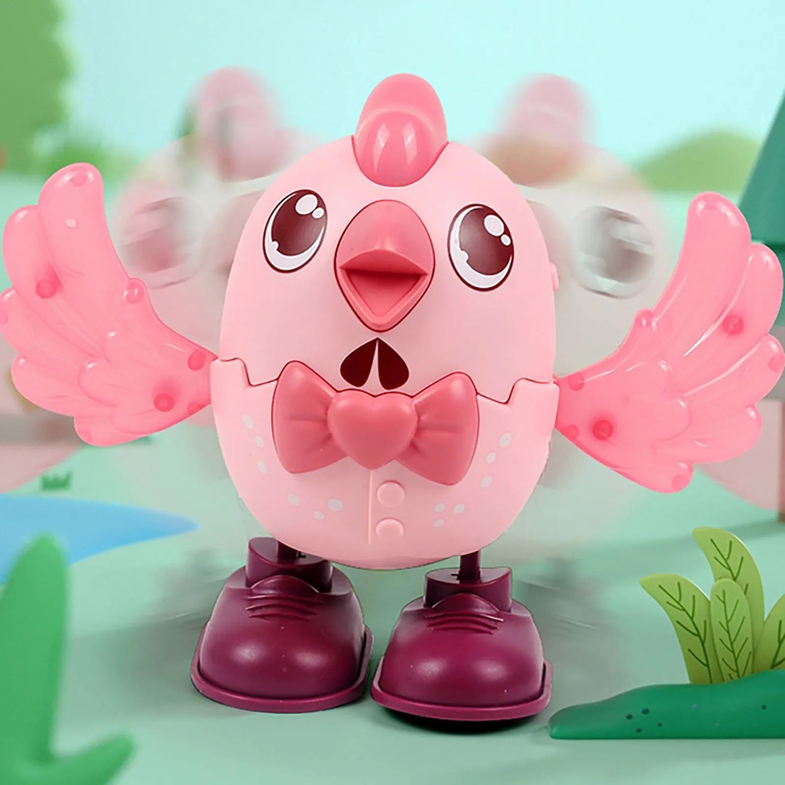 

Mini Electric Swing Chicken Funny Cat Toy Swing Dancing Light Music Little Cute Pet Toy Children's Christmas Decompress Gifts