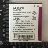 original 2200mah battery for cubot gt99 p5 samrtphone in stock tracking number