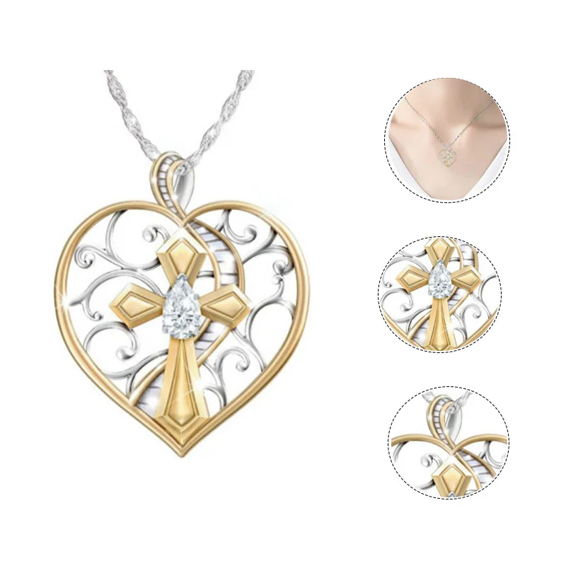 Модные ювелирные изделия вера аксессуары небо лестница двухцветный сердце