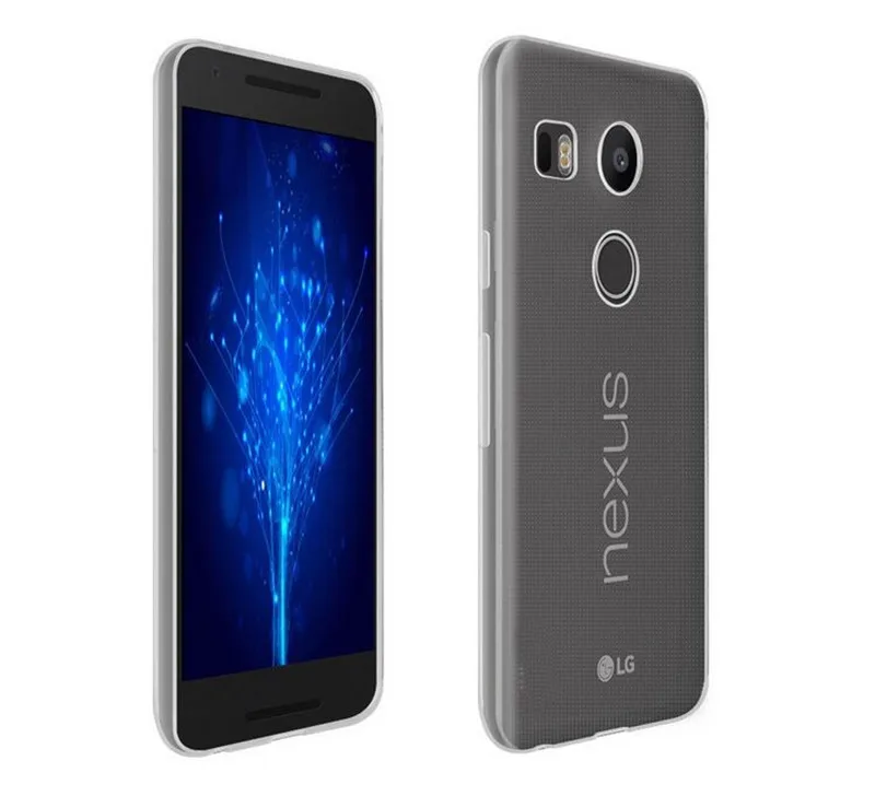 Ультратонкий Прозрачный мягкий бесцветный гелевый ТПУ чехол для LG Google Nexus 5X 5 2