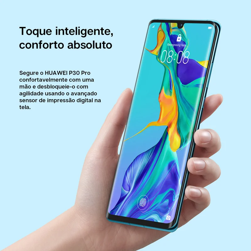 Новая модель международная версия HuaWei P30 Pro Смартфон Android 9,1 VOG L29 8G ram 128G rom 2340X1080 40.0MP NFC