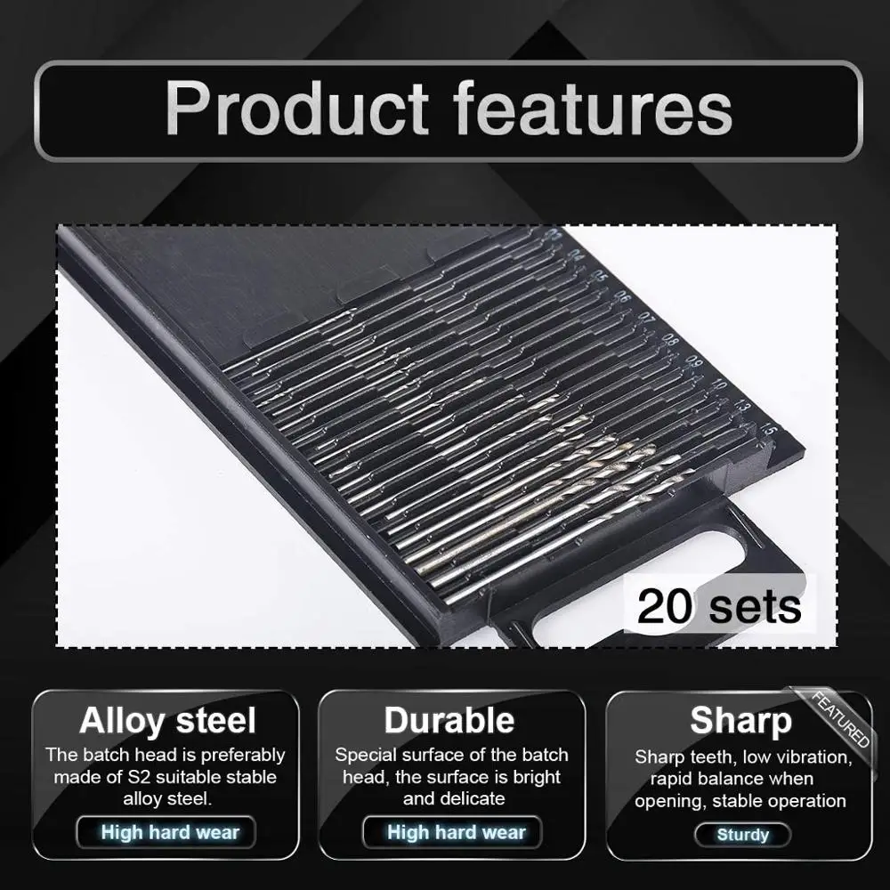 Высокая Скорость Сталь спиральное сверло небольшое Диаметр 0 3 1 6 мм прочное