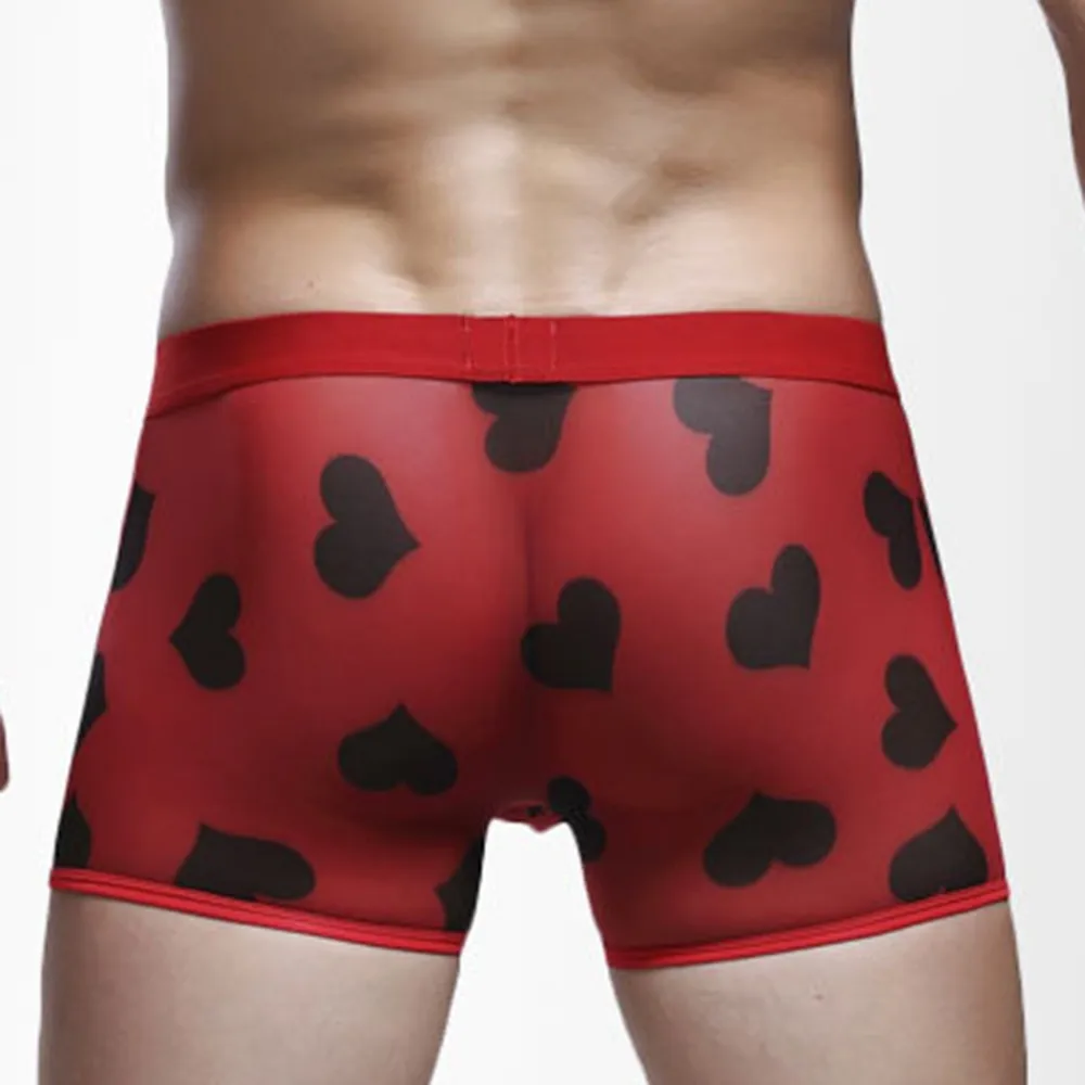 Трусы-боксеры мужские прозрачные дышащие удобные сетчатые бесшовные