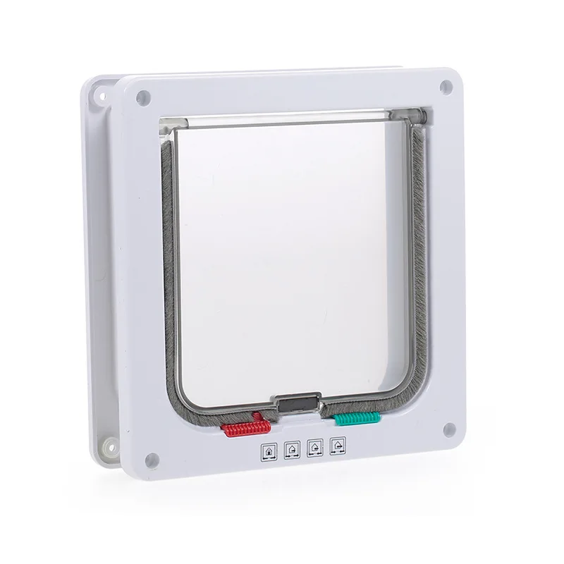 4-ходовая закрывающаяся дверь для домашних питомцев охранная откидная из