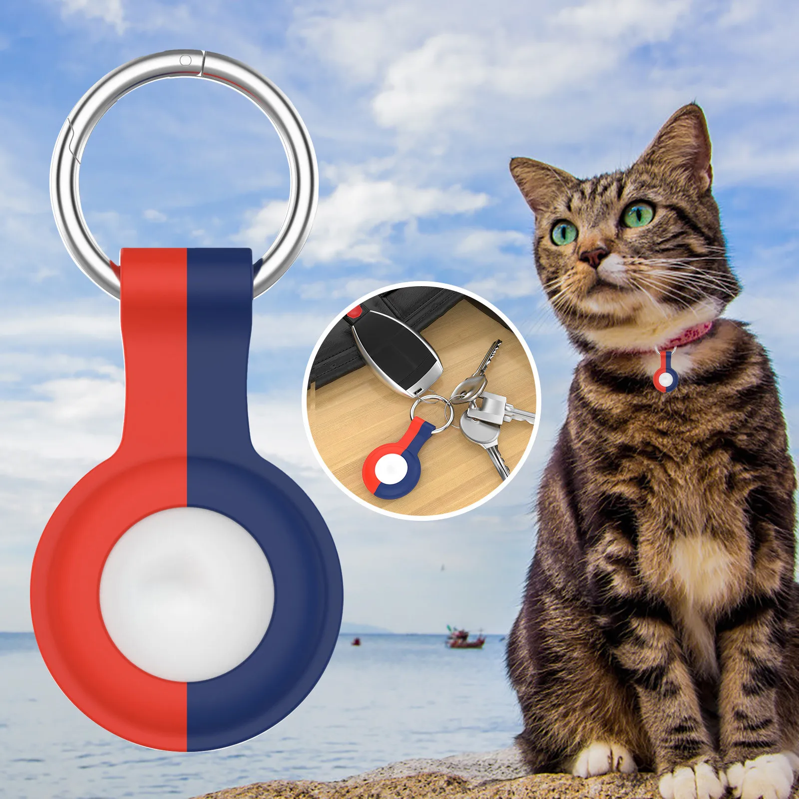 

Мягкий чехол для airтеги, защитный чехол с отслеживанием для Apple airтеги, чехол с защитой от потери, защитный чехол для Air Tag Locator Tracker