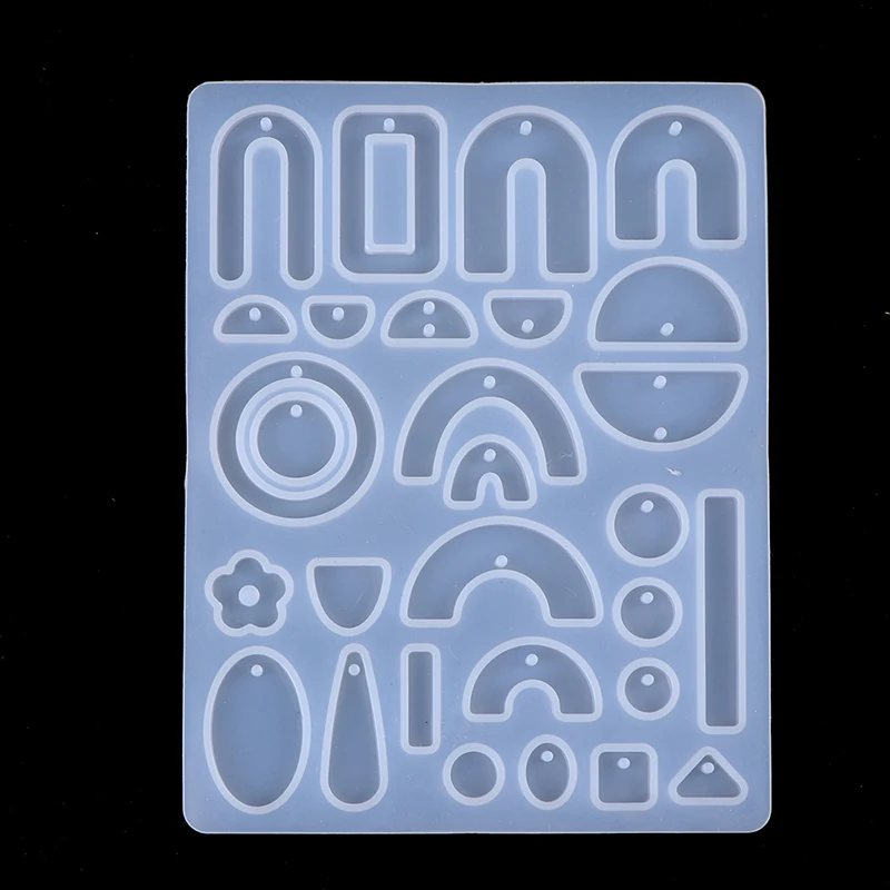 

1/5PCS Silicone Earring Pendant Necklace Resin Casting Mould DIY Epoxy Making Pendant Jewelry Mold