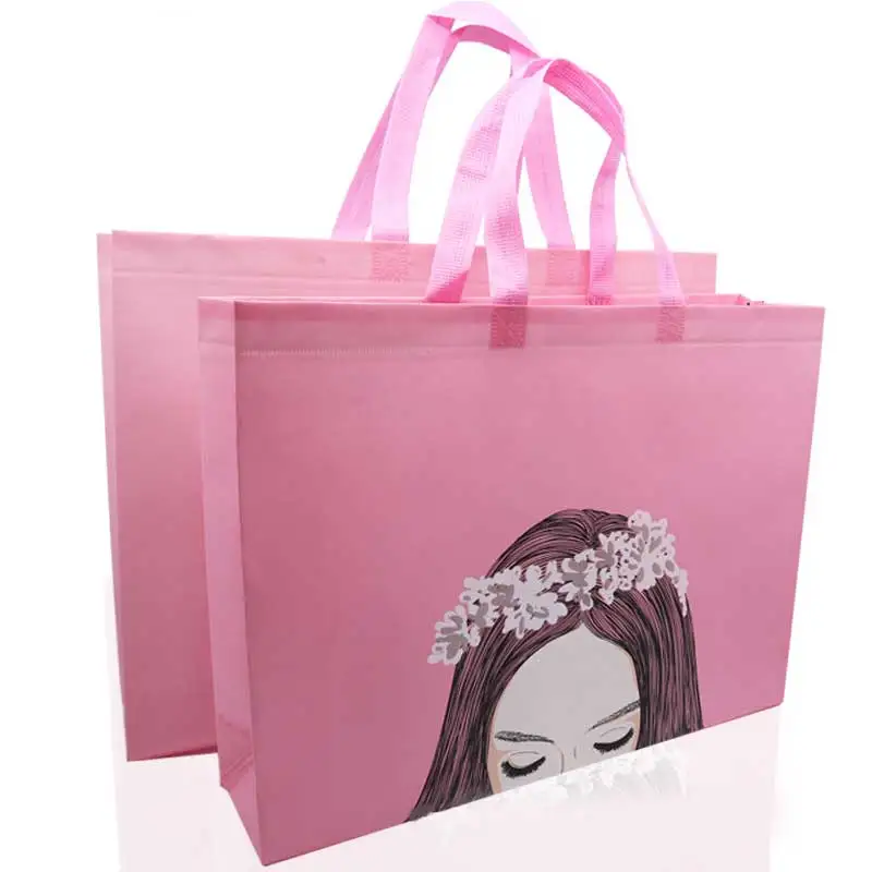 Women reusable shopping bag Large Capacity Non-woven portable tote shopper Travel Storage Bags Durable Female eco | Багаж и сумки