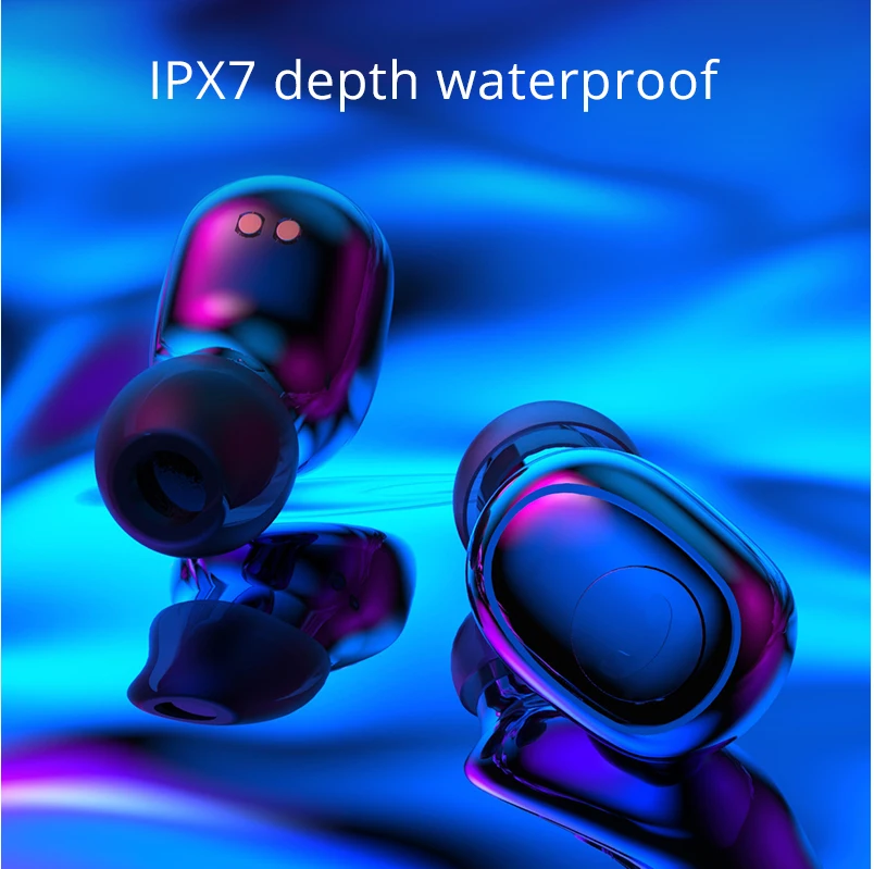 G6s Bluetooth наушники беспроводные наушники IPX7 водонепроницаемый TWS светодиодный дисплей гарнитура стерео спорт HiFi беспроводные наушники для телефонов