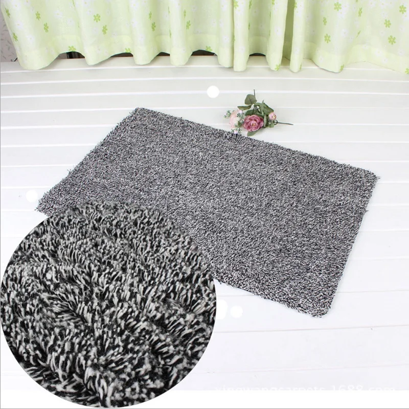 Indoor Super Absorbs Doormat Latex Backing Non Slip Door Mat for Small Front Inside Floor Dirt Trapper Cotton Entrance Rug | Дом и сад