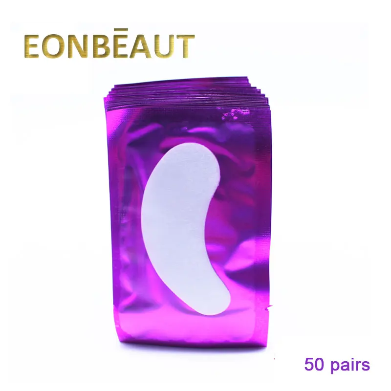 

50 Pairs Eyelash Glue Wholesale Sticker Eyelash Extension Pad Eyelashes Under Eye Gel Patches Under Eye Gel Pads Makeup Tool