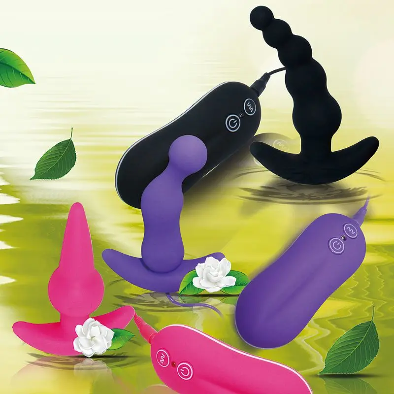 2019 горячая распродажа 10 частотных бусин Анальная пробка вибратор дистанционное