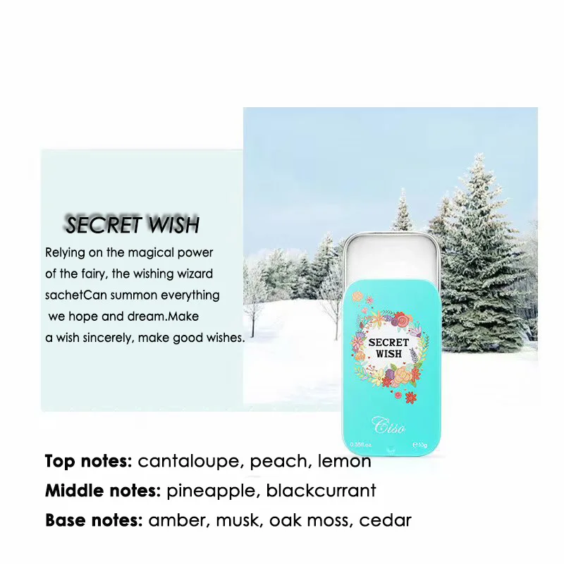 

1PC Women Men Solid Balm Portable Case Solid Perfume Fragrances Mild Long Lasting Aroma Deodorant Fragrance Body Antiperspirant