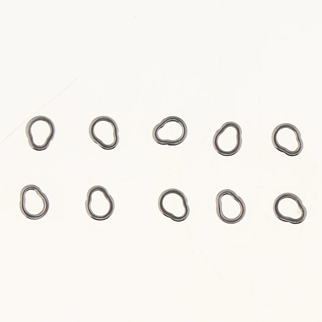 30 шт из нержавеющей стали Твердые Rig кольца для джиггинга Assit Крючки большая игра |