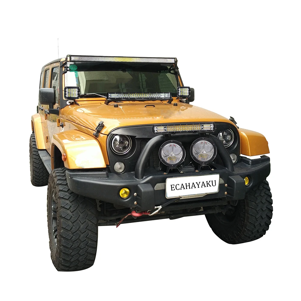 

2Pieces 7 inch Round LED Driving Light MKR 45W Spot beam Long Distance Front Bumper Lamp for Offroad Driving SUV Trucks Boat 12V