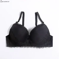 beauwear female big size bra full cup minimizer bra underwear 85d 90d 95d 100d 105d 110d no padding underwire lace bralette%c2%a0