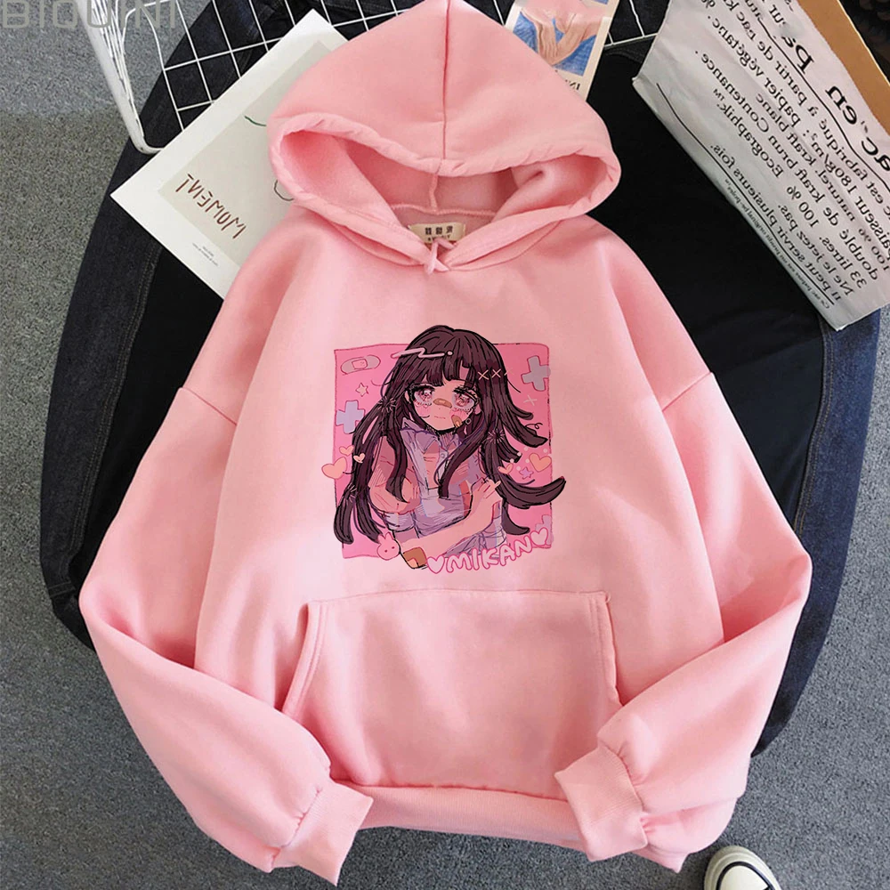 

Women Mikan Tsumiki Cartoon Anime Kawaii Sweet Girls Japan Streetwear Harajuku Casual Top Chic Vintage Loose Pullover Sweatshirt