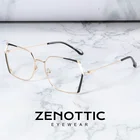 Женская оптическая оправа ZENOTTIC, винтажная оправа для близорукости с прозрачными линзами