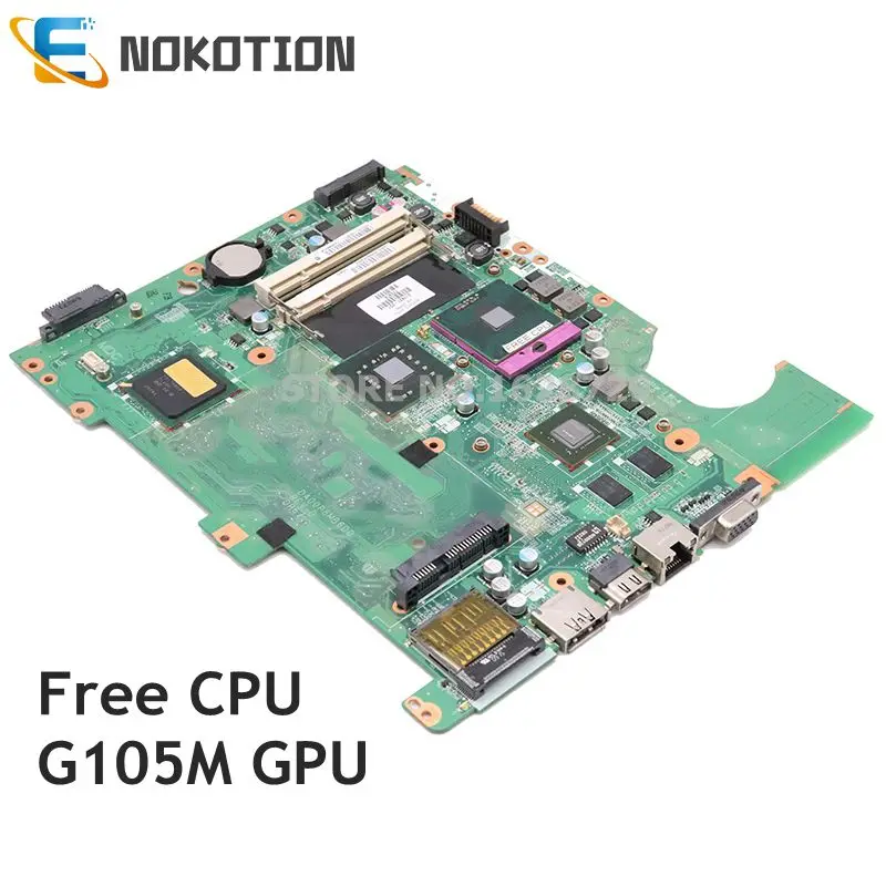 NOKOTION DA00P6MB6D0 517837 001 для HP Presario CQ61 G61 материнская плата ноутбука DDR2 G105M GPU PGA478